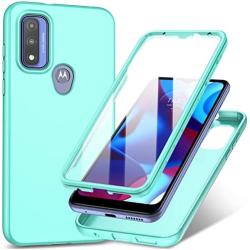 for Moto G Pure Phone Case: Protective Rugged Silicone Cover - Drop Full Protection Shockproof - Durable Aesthetic Matte Cases for Motorola Moto G Pure - Slim Cute Girly Phone Case (Mint Green)