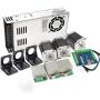 RATTMMOTOR 3 Axis USB Mach3 CNC Controller Kit 57mm Dual Shaft Nema23 Stepper Motor & Bracket+CNC Motion Control Board Mach3 USB Card+TB6600 Stepper Motor Driver+350W 24V DC Switching Power Supply