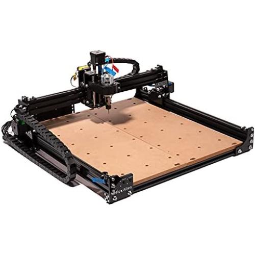 FoxAlien Masuter 4040 CNC Router Machine, 3-Axis Engraving Milling Machine 15.75x14.96” Working Area for Carving Cutting Wood Acrylic MDF Nylon