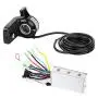Gaeirt Motor Brushless Controller, 36V 350W Waterproof Brushless Controller Kit with LCD Display Gear Motor Controller for Electric Bicycle Scooter