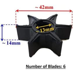 Boat Motor Water Pump Impeller 309-65021 0 M 47-95289 95289 for Tohatsu Nissan Mercury Quicksilver Outboard 2.5HP 3.5HP 2/4 stroke Engine