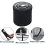 Taruimoo trolling motor wire extension、Cable Management Sleeve, Cuttable Neoprene Troll Sleeve，for Management to Hide and Cover Wire and Extension Cords - Black/White 60in (1-Pack)