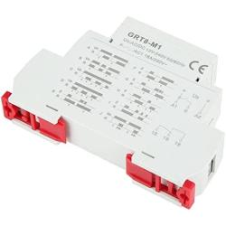Time Relay GRT8-M1 Multifunctional Delay Time Relay with 10 Functions DIN Rail Mount AC/DC 12V~240V