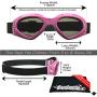 Bikershades Kids Safety Sunglass Goggles Foldable Boys Girls 3 to 8 Years Old Motorcycle Motor-Cross Extreme Sports Skiing