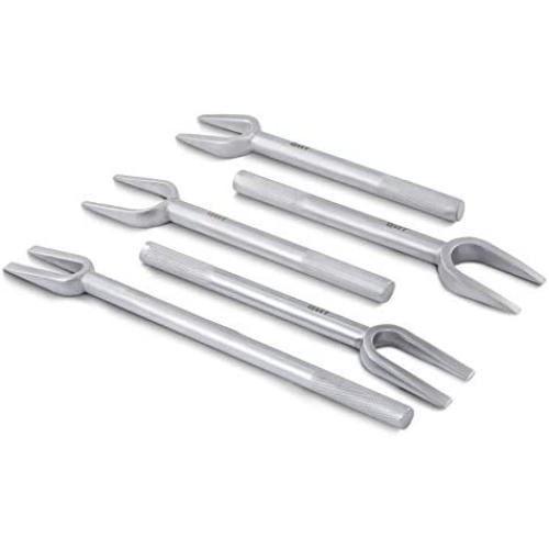 Orion Motor Tech 5-Piece Pickle Fork Tool Set | Ball Joint Separator Pitman Arm Separator and Tie Rod Removal Tool Kit for Separating Ball Joints Tie Rods and Pitman Arms