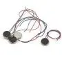 UKD PULABO DC Vibration Motor - 5pcs DC3V/0.1A 1.5V/0.05A 10x2.7mm Coin Mobile Phone Vibration Motor Silver