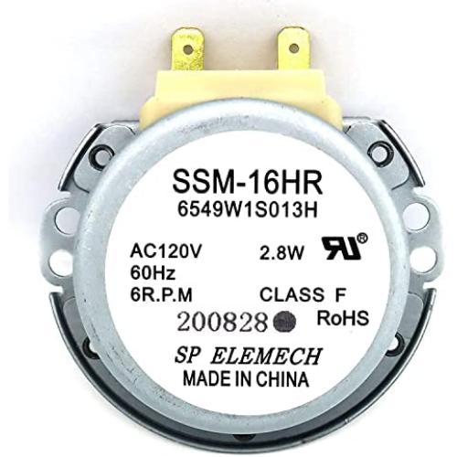 New OEM Produced 6549W1S013H (=6549W1S013D), MDCK0601F for LG Microwave Turntable Motor by OEM Mania Replacement Part -1 Year Warranty