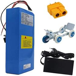 Jieoto 60V 18AH 20AH Ebike Lithium-ion Battery Pack for 1500W 1200W 1000W 750W 500W Motor for Moped Scooters Electric Motorcycles Electric Tricycles, etc. (with Charger)