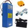Jieoto 60V 18AH 20AH Ebike Lithium-ion Battery Pack for 1500W 1200W 1000W 750W 500W Motor for Moped Scooters Electric Motorcycles Electric Tricycles, etc. (with Charger)