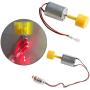 4 Blades Vertical Wind Turbines Generator Electricity Generator Small DC Motor Blades DIY Kit Small Motor (Color : Yellow)
