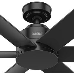 Hunter Fan Company 51180 Kennicott Ceiling Fan, 52, Matte Black