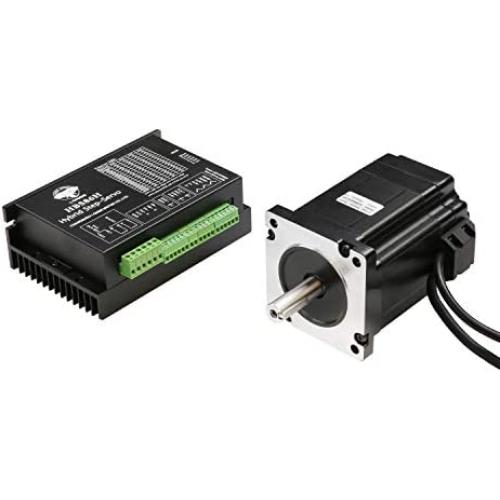 LS nema34 closed loop servo motor 5.0NM 6.0A with 3m cable& driver HBS86H 24-74VAC for CNC machine