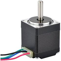STEPPERONLINE Mini Stepper Motor Nema11 Bipolar 0.67A 8.5oz-in/6Ncm DIY Robot CNC (No Single keyed shaft)