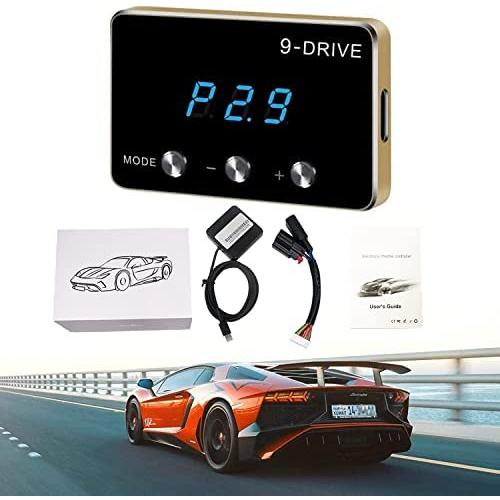 Throttle Response Controller,9 Drive 9-Mode Universal Electronic Throttle Controller For Dodge Maserati Chrysler Jeep(807)(Blue)
