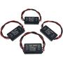 Brake Light Flasher Strobe Brake Light Strobe Tail Light Strobe Brake Flasher LED Flash Module Flash Strobe Controller for Motorcycles Cars Trucks Brake Light Tail Stop Light 12-30 V (4 Pieces)