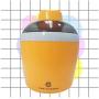 Ice Cream Maker Machine Self-Freezing System 1.5 Pint 90W Energy-saving Motor See-through Lid K45559CO2000 (Renewed) (Orange)