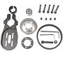 Vanpro DIY Electric Skateboard 5065 Brushless Motor PU Wheels Pulleys Kit Set Belt 5M 10MM 270 (Snow Black, Pack of 1)