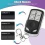 Replacement for LiftMaster 373LM Chamberlain 950CD 953CD Sears Craftsman 139.18191 139.53753 Keychain Garage Door Opener Remote,Compatible with Purple Learn Button,315MHZ,2 Pack