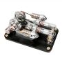 Hot Air Stirling Engine Motor Model, Double-Cylinder External Combustion Engine, Physical Science Experiment Educational Toy Electricity Generator