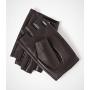 YISEVEN Womens Motorcycle Driving Fingerless Leather Gloves Unlined