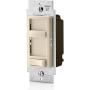 Leviton 661F-10T 1.5 Amp SureSlide Single-Pole or 3-Way Fan Quiet Control, Light Almond