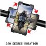 Bicycle Phone Holder, Motorcycle Handlebar Premium Phone Holder, Mountain Bike, Stroller Phone Holder, one-Key Lock, Suitable for 4.7-7 inch Phones, Such as 11/11 Pro max, S9, alacy S21 note20, etc