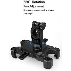 CCIDDI Bike Phone Holder,Motorcycle Bike Phone Holder,Bike Phone Mount Holder,Bike Cell Phone Holder,Handlebar Cell Phone Clamp for iPhone 3.5-6.8 black