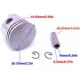 Boat Motor 761-7982M 761-7982T Piston STD for Mercury Quicksilver 9.9HP 15HP Outboard Engine