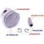 Boat Motor 761-7982M 761-7982T Piston STD for Mercury Quicksilver 9.9HP 15HP Outboard Engine