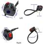 SHENYUAN-Accessories&Parts 22mm Durable Motorcycle Switches Motorbike Horn Button Turn Signal Electric Fog Lamp Light Start Handlebar Controller Switch (Color : Left and Right)