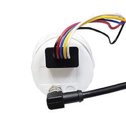 MOTOR METER RACING Universal 2 in 1 Waterproof EGT & Boost Gauge Kit Exhaust Gas Temperature Pyrometer IP-67 Rustproof UV Protection Anti-Fog 1600F 60PSI Black Dial Rim 2-1/16