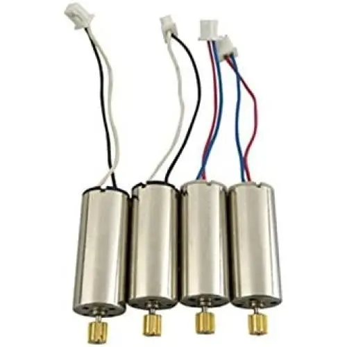 Upgraded Motors for Syma X54HW X54HC RC Helicopter RC Quad Copter Drone Replacement Spare Parts CCW and CW with Metal Gear Toy 4PCS