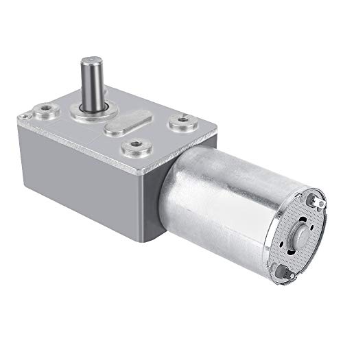 DC 12V Gear Reduction Motor Reversible High Torque Turbo Worm Gear Box Reduction Electric Motor(6RPM)