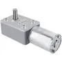 DC 12V Reversible High Torque 12V Worm Gear Motor Female Shaft High Torque Turbo Worm Gear Box Reduction Electric Motor(5RPM)