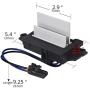 WMPHE Compatible with Upgraded Design Heating and Air Conditioning Blower Motor Resistor Buick Cadillac Chevy GMC Replaces OE# 4P1516, 4P1595, 2-BMR34, 15-80567, 53-69738,AC Blower Control Module