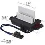 WMPHE Compatible with Upgraded Design Heating and Air Conditioning Blower Motor Resistor Buick Cadillac Chevy GMC Replaces OE# 4P1516, 4P1595, 2-BMR34, 15-80567, 53-69738,AC Blower Control Module
