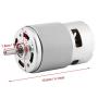 12V 0.32A 60W 3500RPM Metal DC Brush Motor Large Torque High Power for Electric Tools, Electric Fans, Electric Cleaners