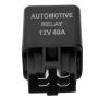 KIMISS Fan Relay, 40A 12V Car A/C Radiator Fan Relay Air Conditioning Solenoid Relay Starter