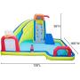 BANZAI Inflatable Arcade Splash Water Park - Slide, Splash & Have a Blast! - SkeeBall Toss, Soccer & Basketball