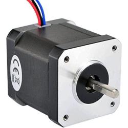 STEPPERONLINE Nema 17 Bipolar Stepper 0.9deg(400 steps/rev) 1.68A 44Ncm(62.3oz.in) Motor