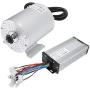BTER Electric Brushless DC Motor Kit, 48V 2000W 4500rpm High Speed Brushless Motor Controller with 34A Controller and Throttle, Professional Electric Scooter Motor for Electric Scooter, E-Bike