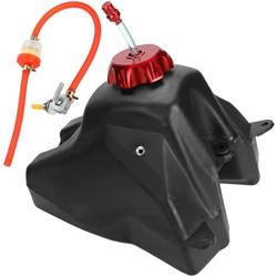 YOXUFA Plastic Gas Fuel Tank for CRF50 XR50 SSR125 50cc 70cc 90cc 110cc 125cc Pit Dirt Bike Pitster Pro SDG 107 Baja 49 TaoTao Coolster Apollo Roketa Kazuma Yamoto Sunl Eagle Parts