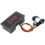 YWBL-WH Motor Governor,Motor Speed Controller CCM5D PWM Speed Controller Digital Display Motor Governor 6V 12V 24V Adjustable Stepless Speed Controller with Gasket +Nut DC 6V-24V 6A