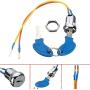 2 Wires Ignition Switch Key Starter Switch with 2 Keys On-Off for Electric Scooter ATV Moped Go Kart (1 Pack)