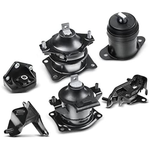 A-Premium Engine Motor and Transmission Mount Compatible with Honda Accord LX EX SE 2003-2007 V6 3.0L Automatic Transmission 6-PC Set