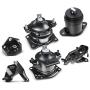 A-Premium Engine Motor and Transmission Mount Compatible with Honda Accord LX EX SE 2003-2007 V6 3.0L Automatic Transmission 6-PC Set