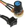 Bewinner Motor Driver Controller with Cable, WS55-220 High Performance 20VDC to 50VDC 500W 3 Phase BLDC Motor Controller CNC Brushless Spindle BLDC Motor Driver Controller