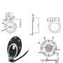 Ebike 22A Controller Kit Control System KT LED 880 Display 8PAS 130X Throttle E-Brake