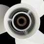 VN 13 12x15-K Boat Motor Aluminum Propeller - Replaces 6E5-45947-00-EL Compatible with Yamaha 60HP 70HP 75HP 80HP 85HP 90HP 115HP 130HP 15 Tooth-RH Outboard Propeller-Boat