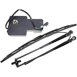 ZTUOAUMA Wiper Motor Arm Blade Kit 6679476 & 7324010 for Bobcat Skid Steers 751 753 763 773 863 864 873 883 963 T110 T140 T180 T190 T200 T250 T300 T320 S130 S150 S160 S175 S185 S205